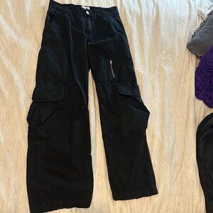 BDG Black Cargo Pants